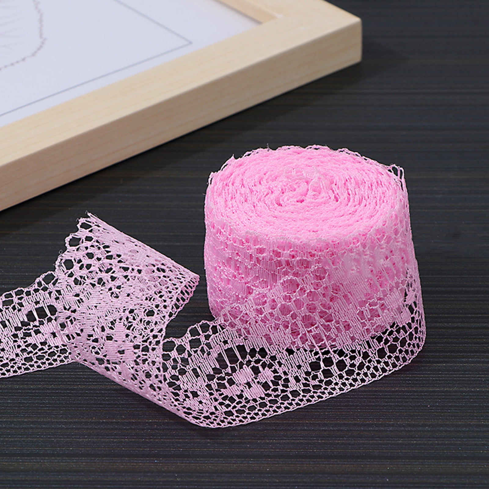 Bobasndm Lace Ribbon Lightweight 1 Roll Fine Texture Wide Application ...