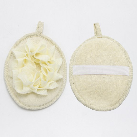 Bobasndm Loofah Sponge 2 in 1 Design 2Pcs Premium Loofah Shower Scrubber Soft High Quality for Bathtub