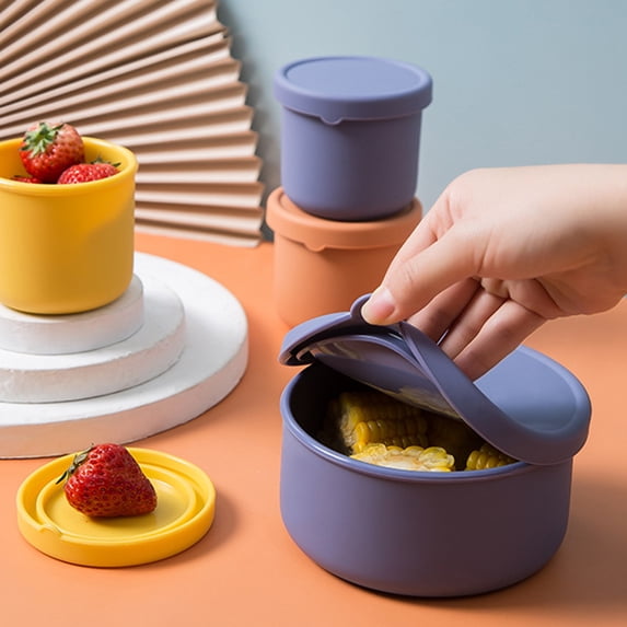 Bobasndm Lunch Container Anti-deformed Protective Non-slip Lunch Container Large Capacity Fashion for Outdoor