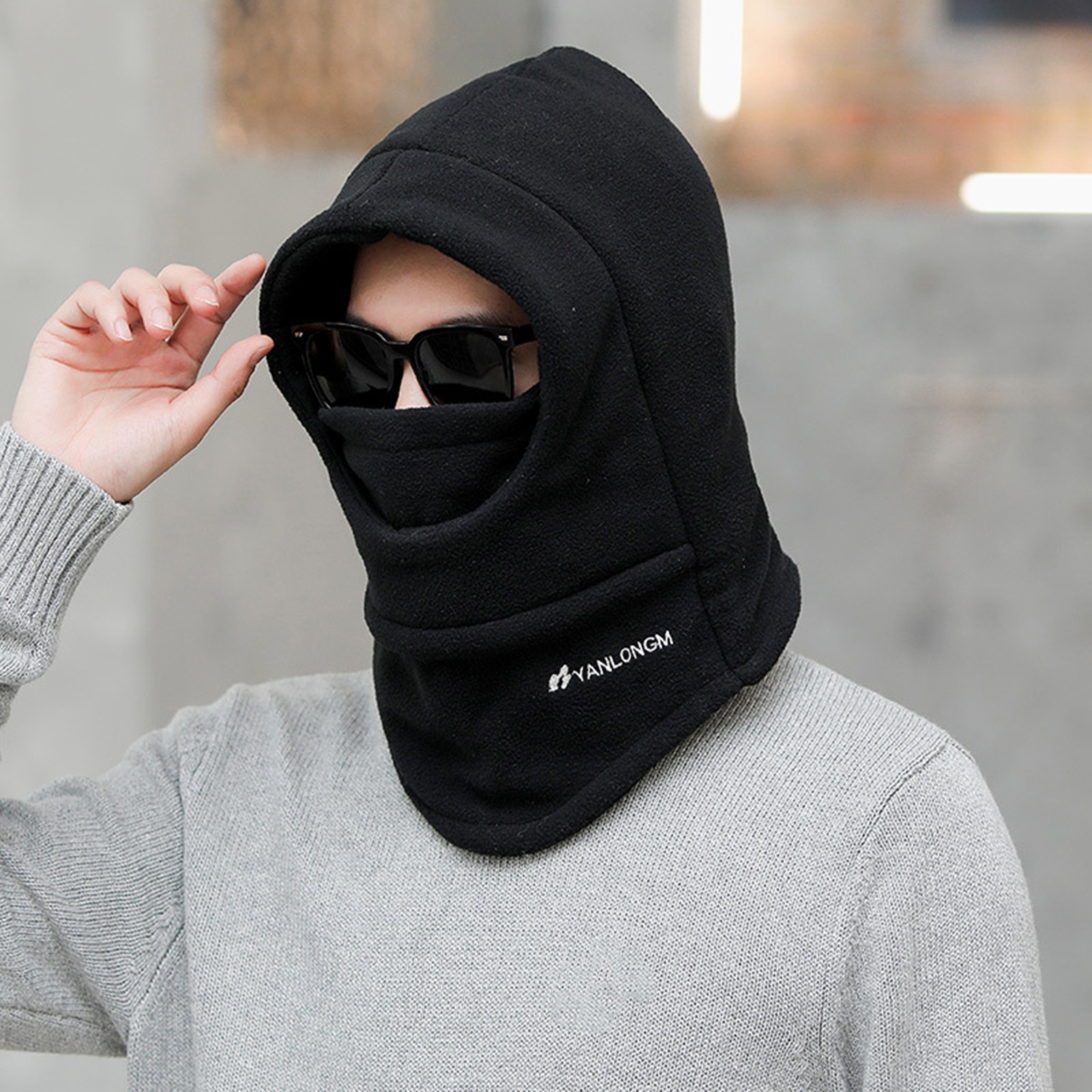 Bobasndm New Winter Skullies Beanies Hat Men Warm Cycling Ski Windproof Cap Women Scarf Caps Balaclava Mask Gorras Bonnet Knitted Hats