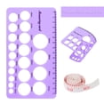 thumbnail image 1 of Bobasndm Nipple Ruler, Nipple Rulers for Flange Sizing Measurement Tool, Silicone & Soft Flange Size Measure for Nipples, Breast Flange Measuring Tool Breast Pump Sizing Tool, 1 of 9