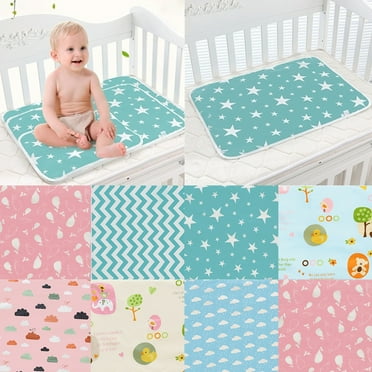 Bobasndm Portable Baby Diaper Changing Mat, 17.7" x 13.7" Waterproof Foldable Reusable Diaper Changing Station for Travel, Home and Outdoors, Extra Large Mat for Toddlers