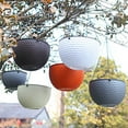 thumbnail image 1 of Bobasndm Round Resin Hanging Planters, Self Watering Hanging Basket for Indoor Outdoor Plants, Hanging Planters with Drainage Hole and Metal Chain, 3 Sizes, 1 of 9