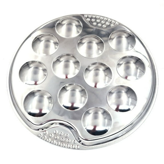 Bobasndm Snail Plate Compartment Heat Resistant Mushroom Escargot Plate Long Lasting Practical for Home