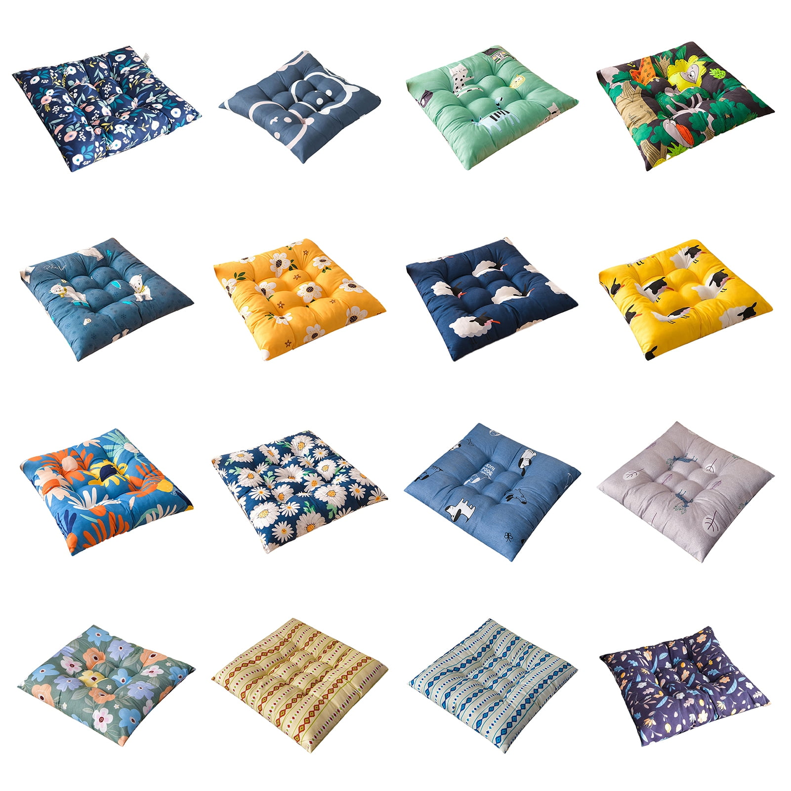 Bobasndm Square Thick Breathable Chair Cushion, Tatami Pad, Suitable