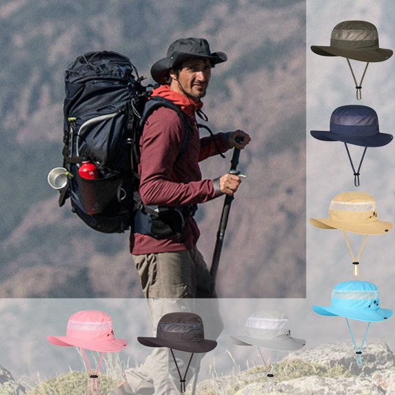 Bobasndm Sun Hat for Men/Women, Waterproof Wide Brim Bucket Hat with UV Protection,Hat for Fishing, Hiking, Garden, Beach