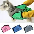 thumbnail image 1 of Bobasndm Super Absorbent Dog Towel Fast Drying Soft Microfibre Pet Dog Bath Towels with Hand Pockets Quick Drying Towel for Dog and Cat,Machine Washable %26 Dryable, 1 of 9