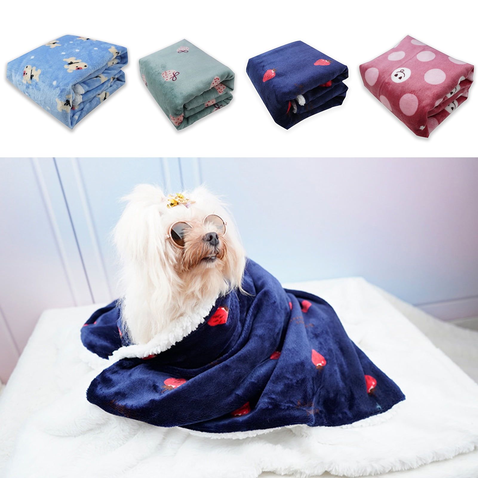 Bobasndm Upgraded Blankets for Large Dogs, Washable Blankets, Soft