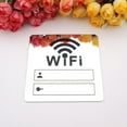 thumbnail image 1 of Bobasndm WiFi Hotspot Signage Strong Sticky  Public Shop WiFi Password Sticker Reusable Practical for Home, 1 of 7