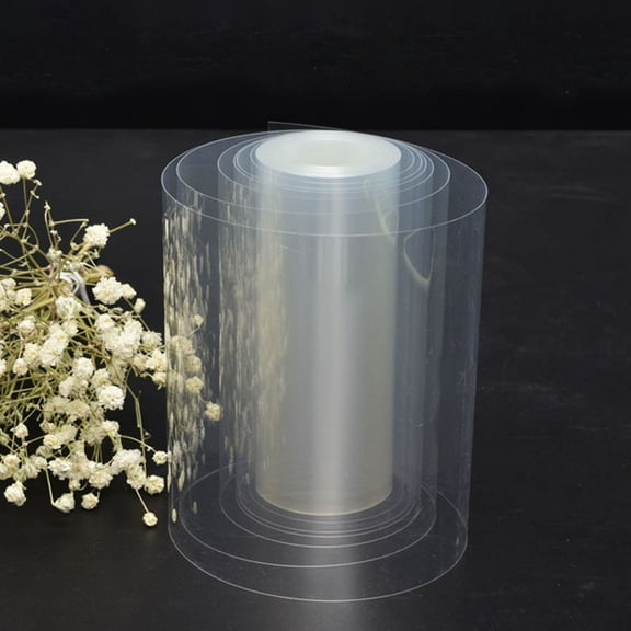 Bobasndm Wrapping Tape Durable 1 Roll PET Non-stick Surrounding Edge Easy to Carry Convenient for Cake