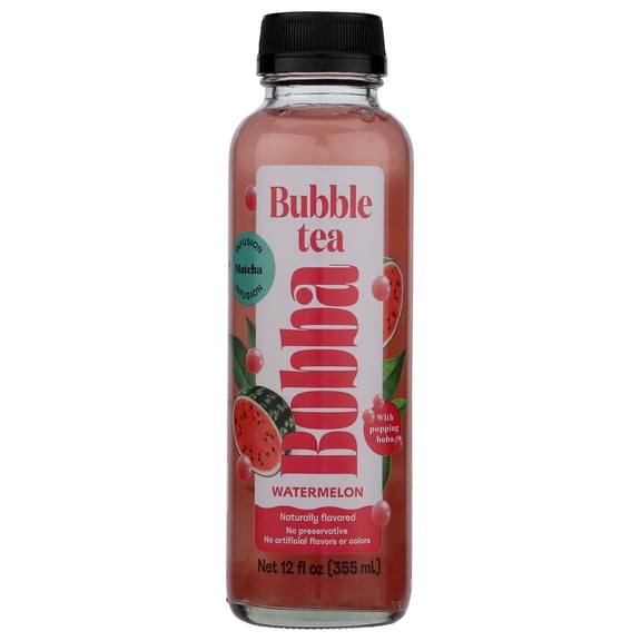 Bobba - Bubble Tea Watermelon - 12 Fo, Case of 6