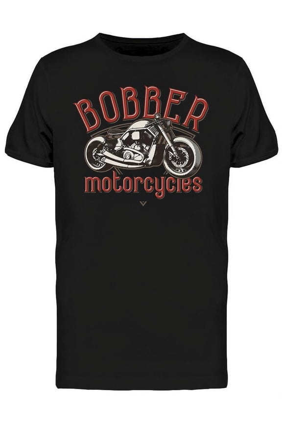 Bobber Motorcycles Design T-Shirt Men -Image by Shutterstock, Male XX-Large