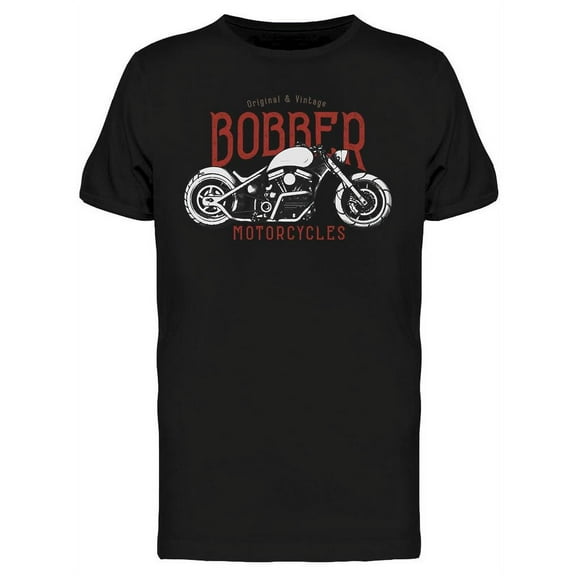 Bobber Motorcycles T-Shirt Men -Image by Shutterstock, Male Large