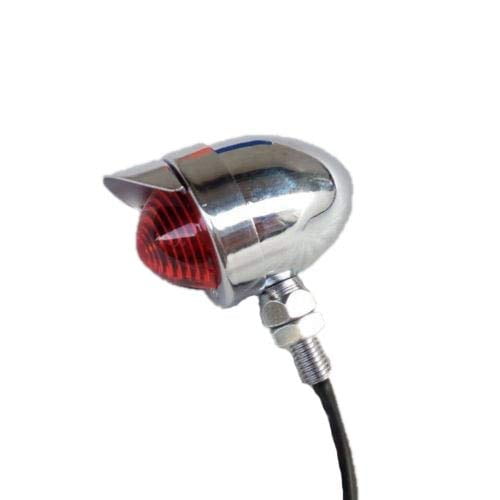 Bobber Old School Stop Visor Bullet Brake Running Tail Light Lamp Cafe Racer Vintage Bike Retro Custom