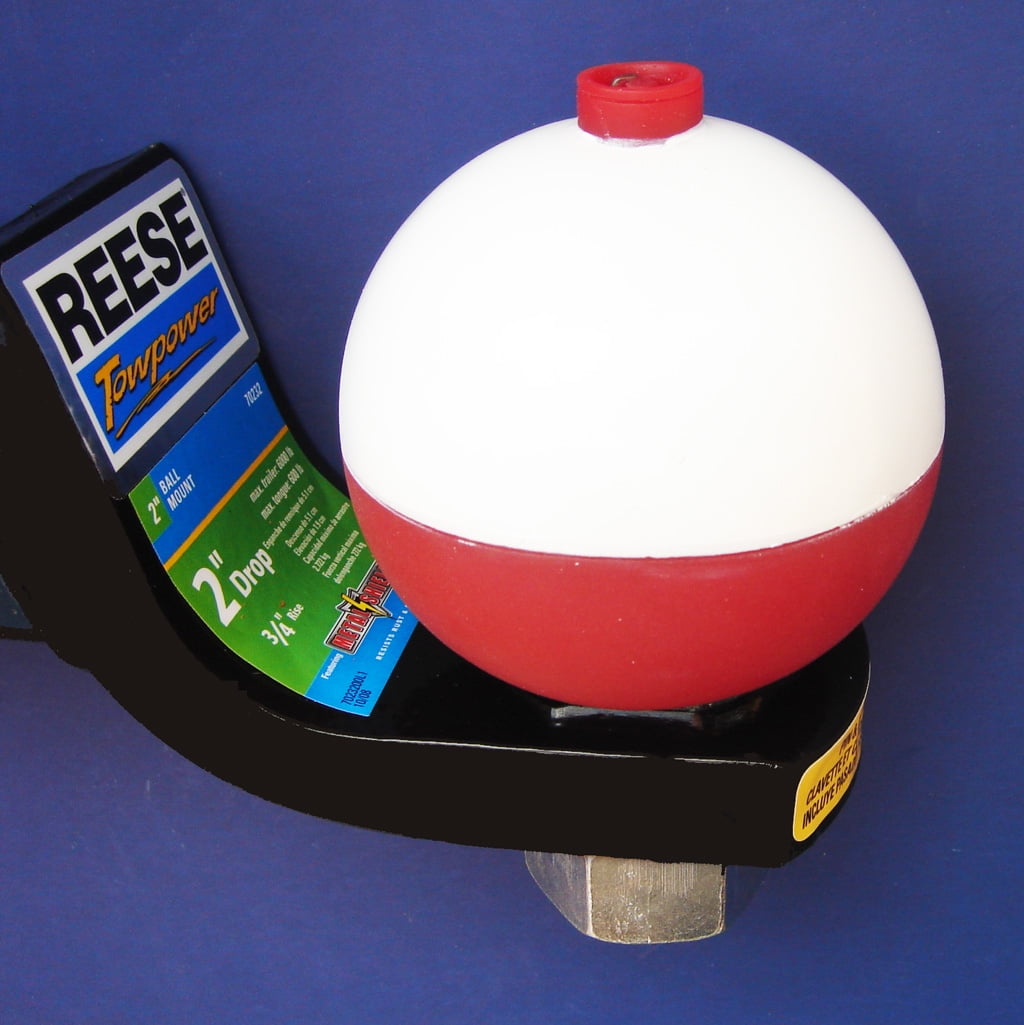 TREASUREGURUS Bobber RV/Truck/SUV Boat Trailer Tow Hitch Ball Cover Large Towing Fishing Gift