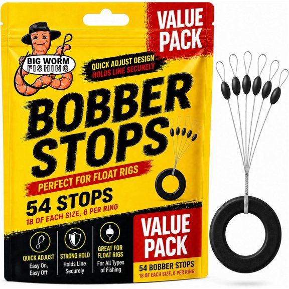 Bobber Stops for Fishing Line