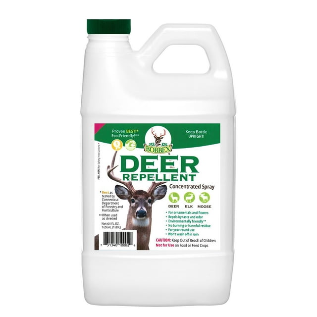 Bobbex 64 oz. Half Gallon Outdoor Garden Deer Repellent Concentrate
