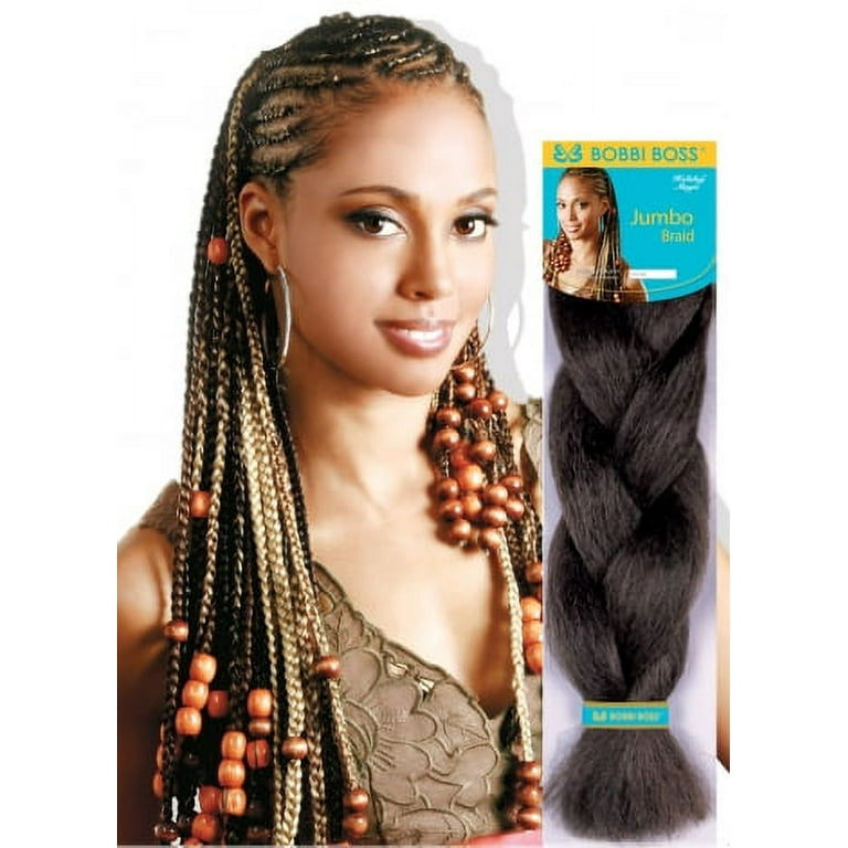 Bobbi Boss 100% Kanekalon Braids Jumbo Braid (10 pack), jumbo hair 