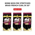 thumbnail image 1 of Bobbi Boss Jumbo Braid Pre-Stretched French Curl 3x 20" ( Red ) 3 Pack, 1 of 5