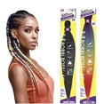 thumbnail image 1 of Premium Just Braid   Style : Pre- Feathered  hair braiding 54” inch  - Color #TTWHT/DGRN, 1 of 2