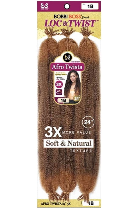 Loc & Twist Afro Twista 3x Braiding Hair (Color #1B)