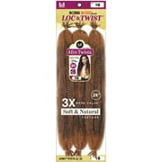 Bobbi Boss Loc & Twist Afro Twista 3x Braiding Hair Color #1B