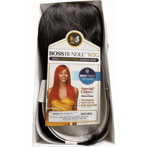Bobbi Boss Boss Bundle Yaky Straight Wig - 18"