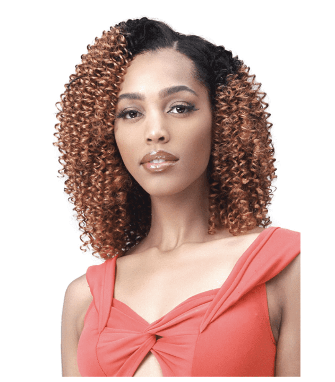 BOBBI BOSS CLIP ON BOHEMIAN CURL 7PCS 8 SYNTHETIC HAIR EXTENSIONS