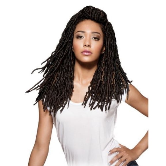 Bobbi Boss Nu Locs 12" 2x Crochet Braiding (COLOR #T-WLD CHRY)