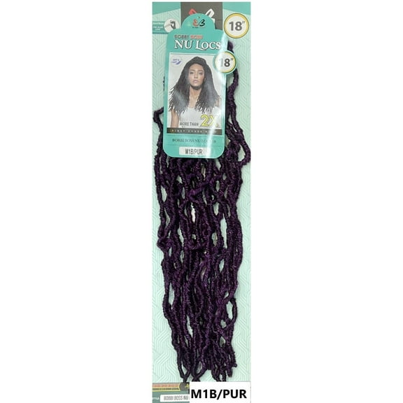 BOBBI BOSS NU LOCS 18 2X SYNTHETIC BRAID CROCHET HAIR