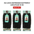 thumbnail image 1 of Bobbi Boss Nu Locs 2x Butterfly Locs Plus 12” ( T4/27/30 Medium Brown / Honey / Auburn ) 3 Pack, 1 of 5