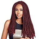 Bobbi Boss Synthetic Hair Crochet Braids Faux Locs Style Senegal Bomba Dreadlocks (6-Pack 27)