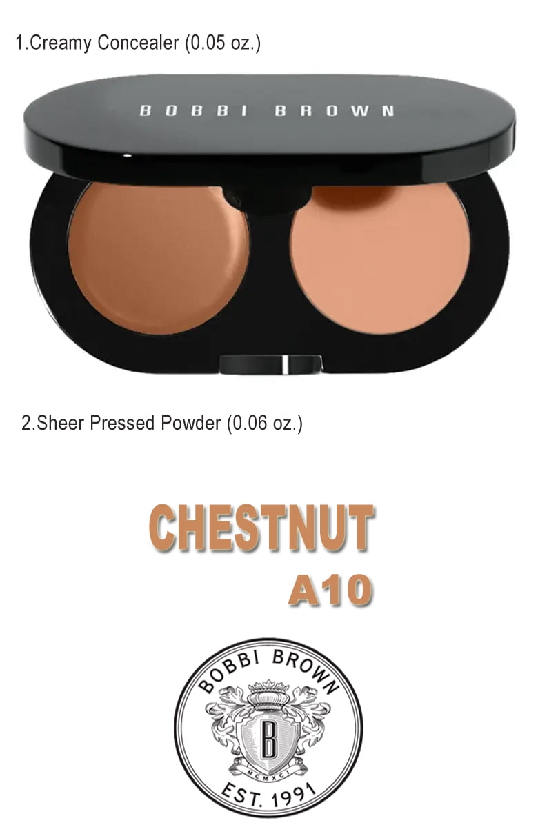 Bobbi Brown Creamy Concealer Kit Chestnut / New With Box