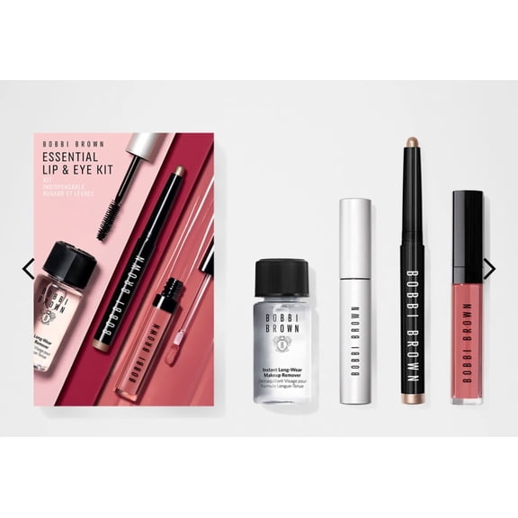 Bobbi Brown Essential Lip & Long-Wear Eye Makeup 4-Piece Kit