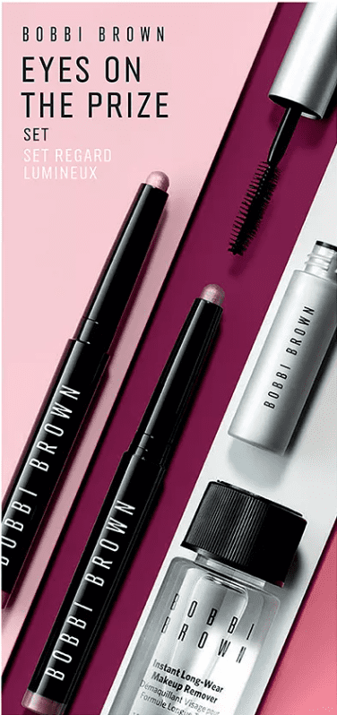 Bobbi Brown Eyes on the Prize - Longwear Cream Shadow Stick, Smokey Eye Mascara, and Makeup Remover Set