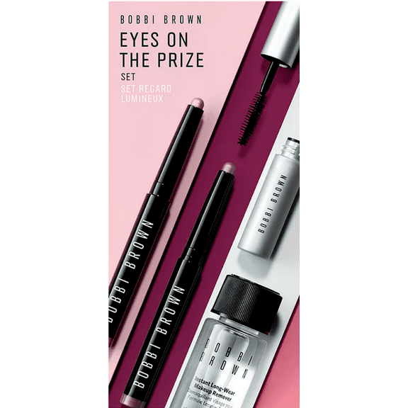 Bobbi Brown Eyes on the Prize - Longwear Cream Shadow Stick, Smokey Eye Mascara, and Makeup Remover Set
