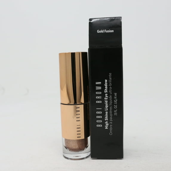 Bobbi Brown High Shine Liquid Eye Shadow Gold Fusion 0.13oz/4ml New With Box
