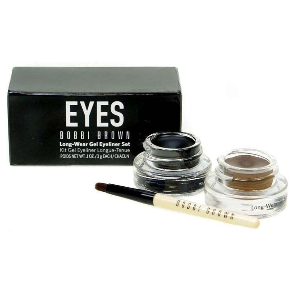 BOBBI BROWN 　Long-Wear Gel Eyeliner Set Long-Wear Gel Eyeliner Set - Walmart.com