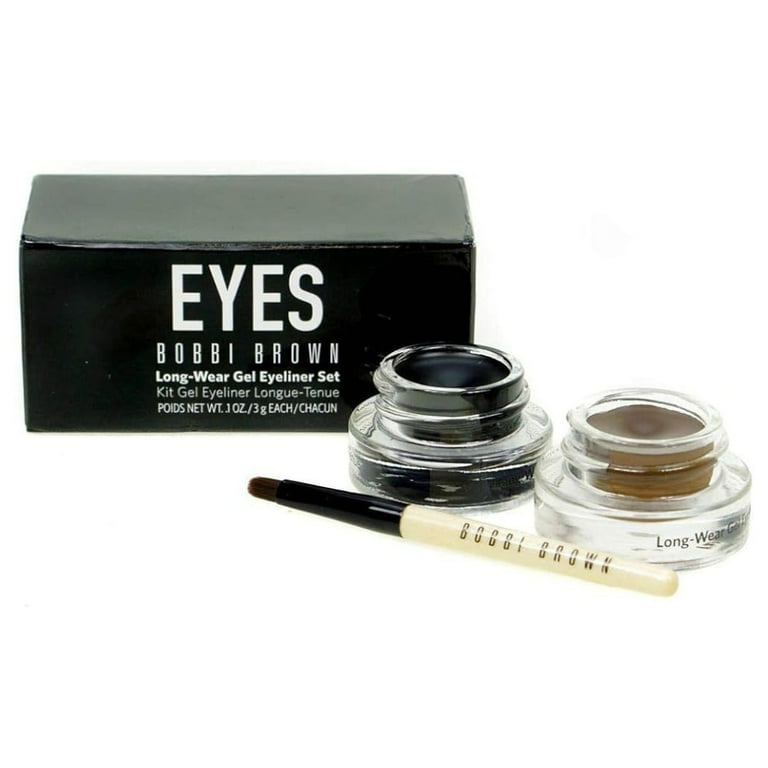 BOBBI BROWN 　Long-Wear Gel Eyeliner Set Bobbi Brown Long Wear Gel Eyeliner Duo Set - Walmart.com