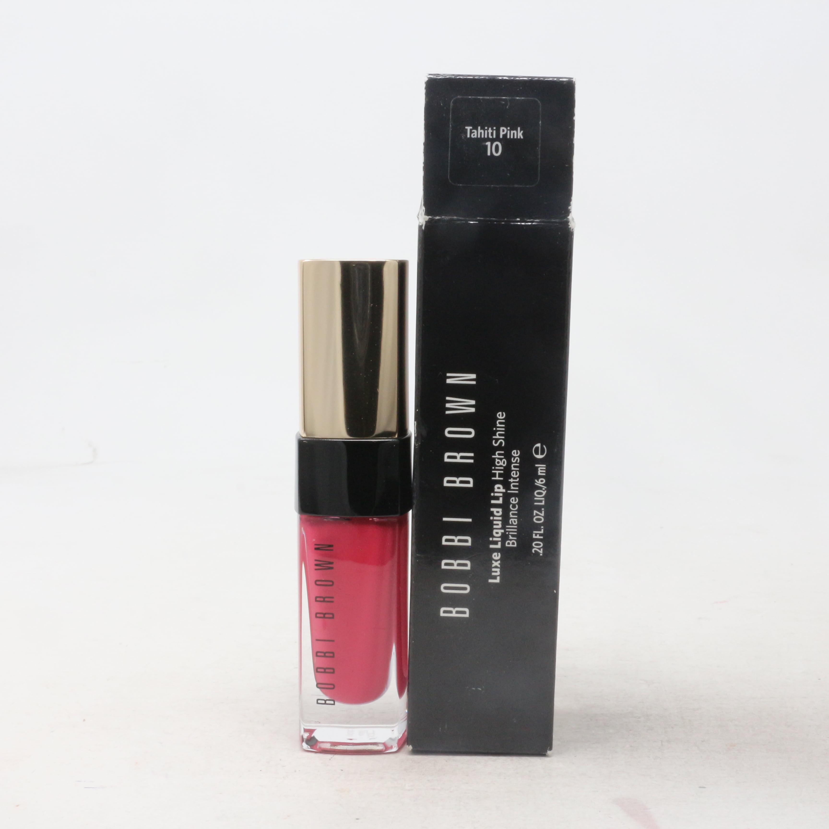 Bobbi Brown Luxe Liquid Lip Gloss 0.20oz 10 Tahiti Pink (High Shine) New WithBox
