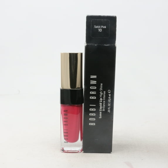 Bobbi Brown Luxe Liquid Lip Gloss 0.20oz 10 Tahiti Pink (High Shine) New WithBox