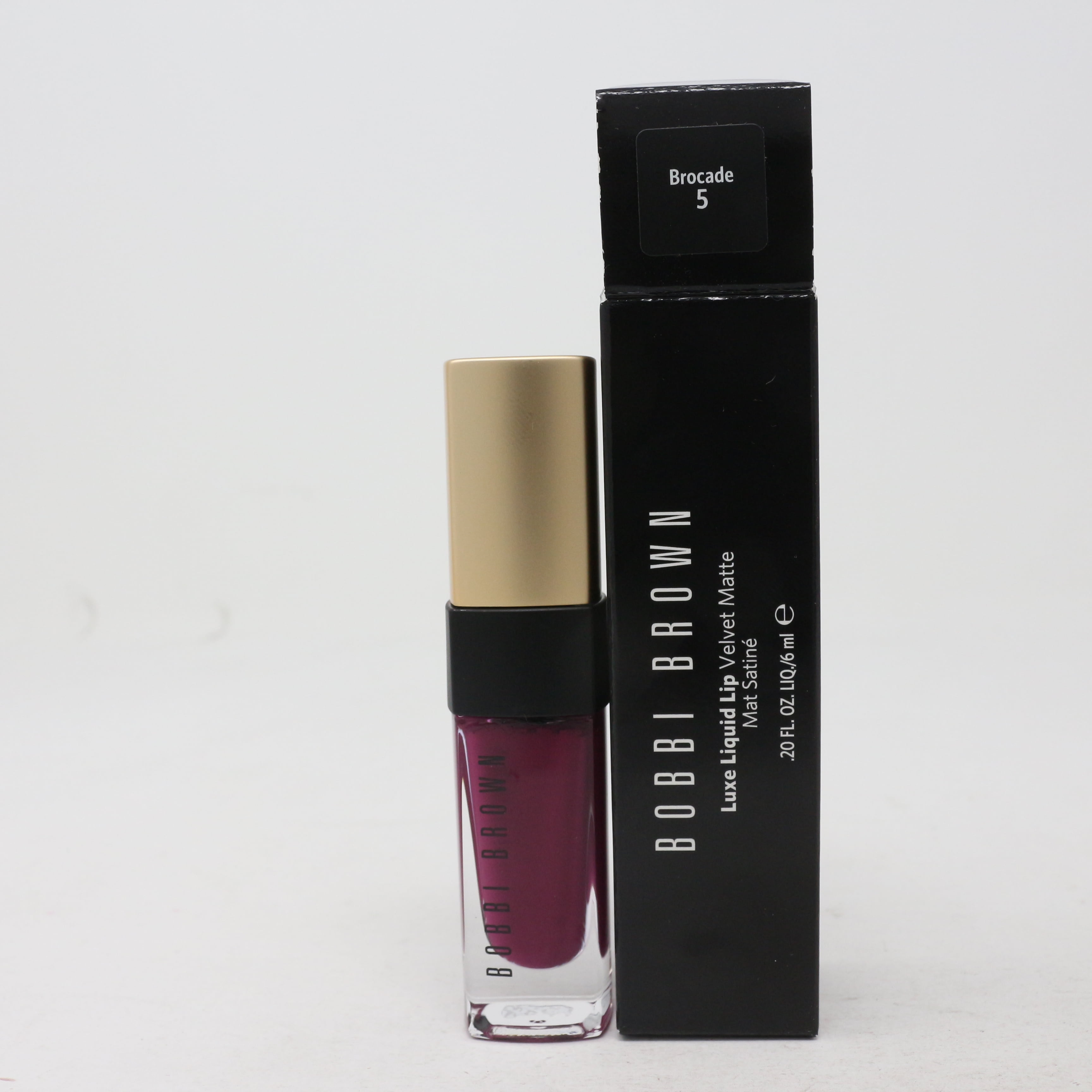 Bobbi Brown Luxe Liquid Lip Velvet Matte Lipstick 0.20oz 5 Brocade New With Box