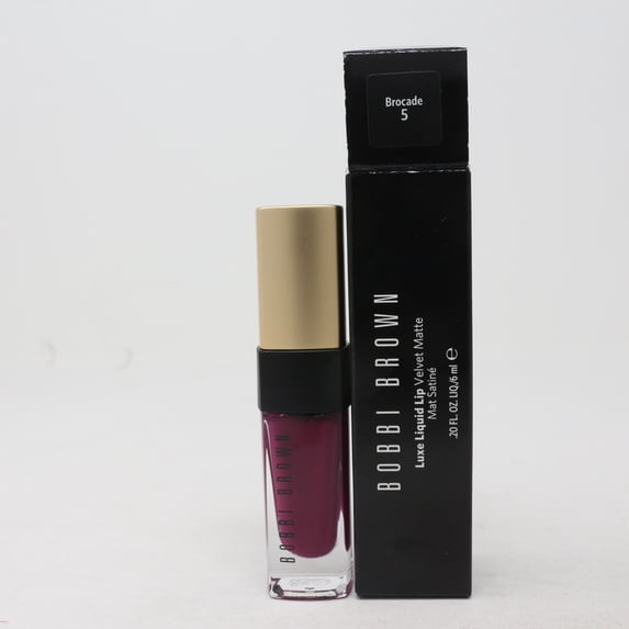 Bobbi Brown Luxe Liquid Lip Velvet Matte Lipstick 0.20oz 5 Brocade New With Box