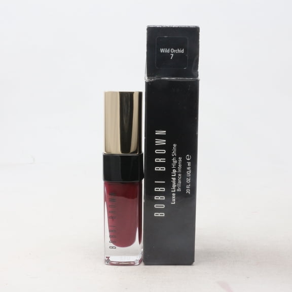 Bobbi Brown Luxe Liquid Lip Gloss 0.20oz 7 Wild Orchid (High Shine) New With Box