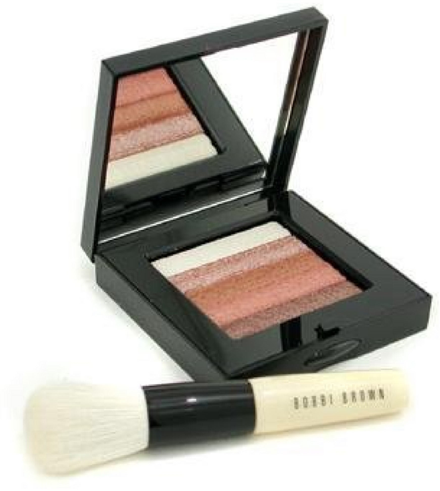 Bobbi Brown Shimmer Brick Compact Duo Bronze 2 Pc 0.4oz Shimmer Brick