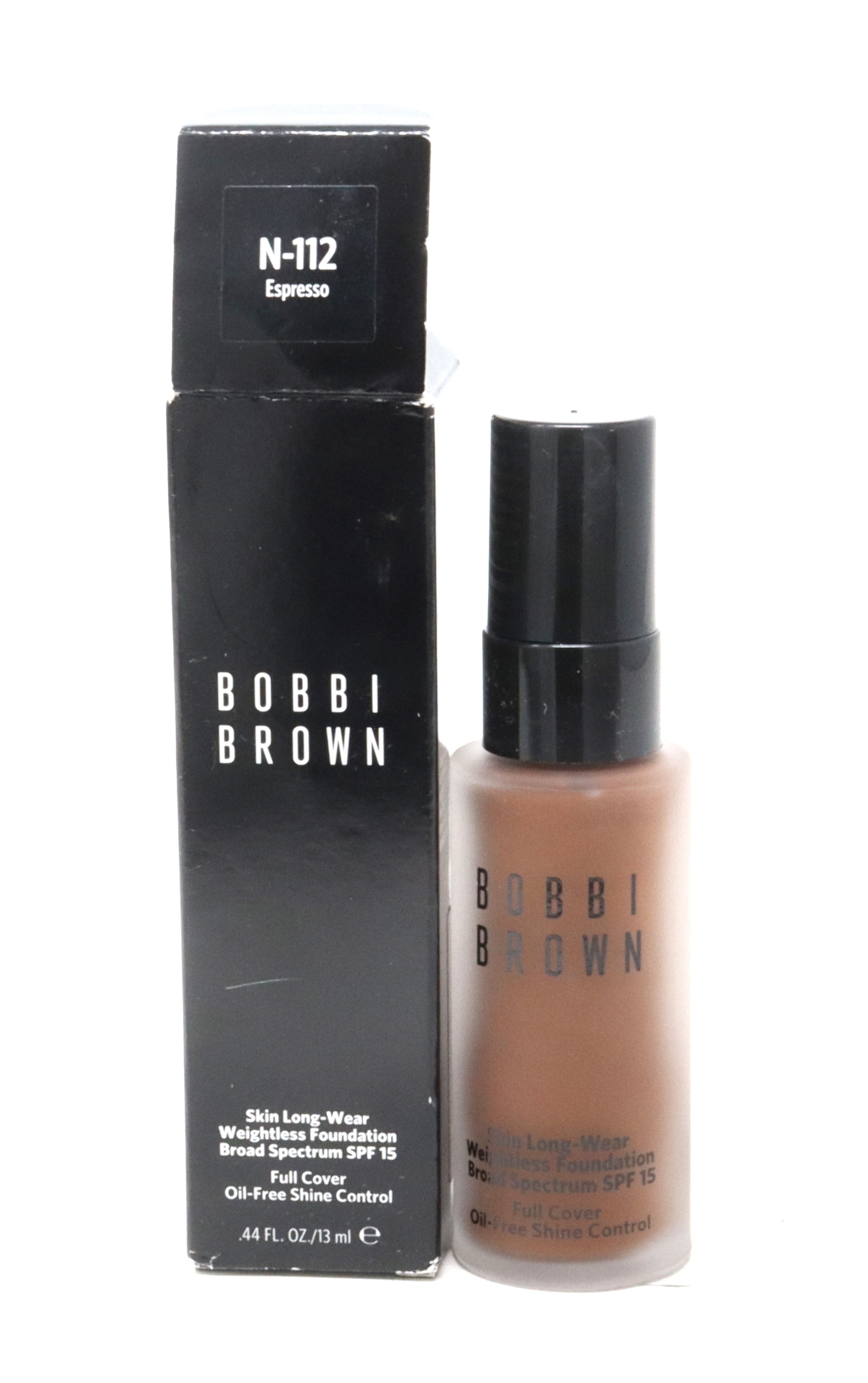 Bobbi Brown Skin Long-Wear Foundation Spf 15 0.44oz N-112 Espresso New With Box