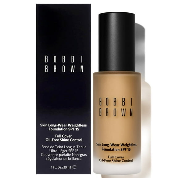 Bobbi Brown Skin Long-Wear Weightless Oil Free Shine Control Foundation SPF 15 - Warm Beige (W-046/3.5), 1 oz/30 ml