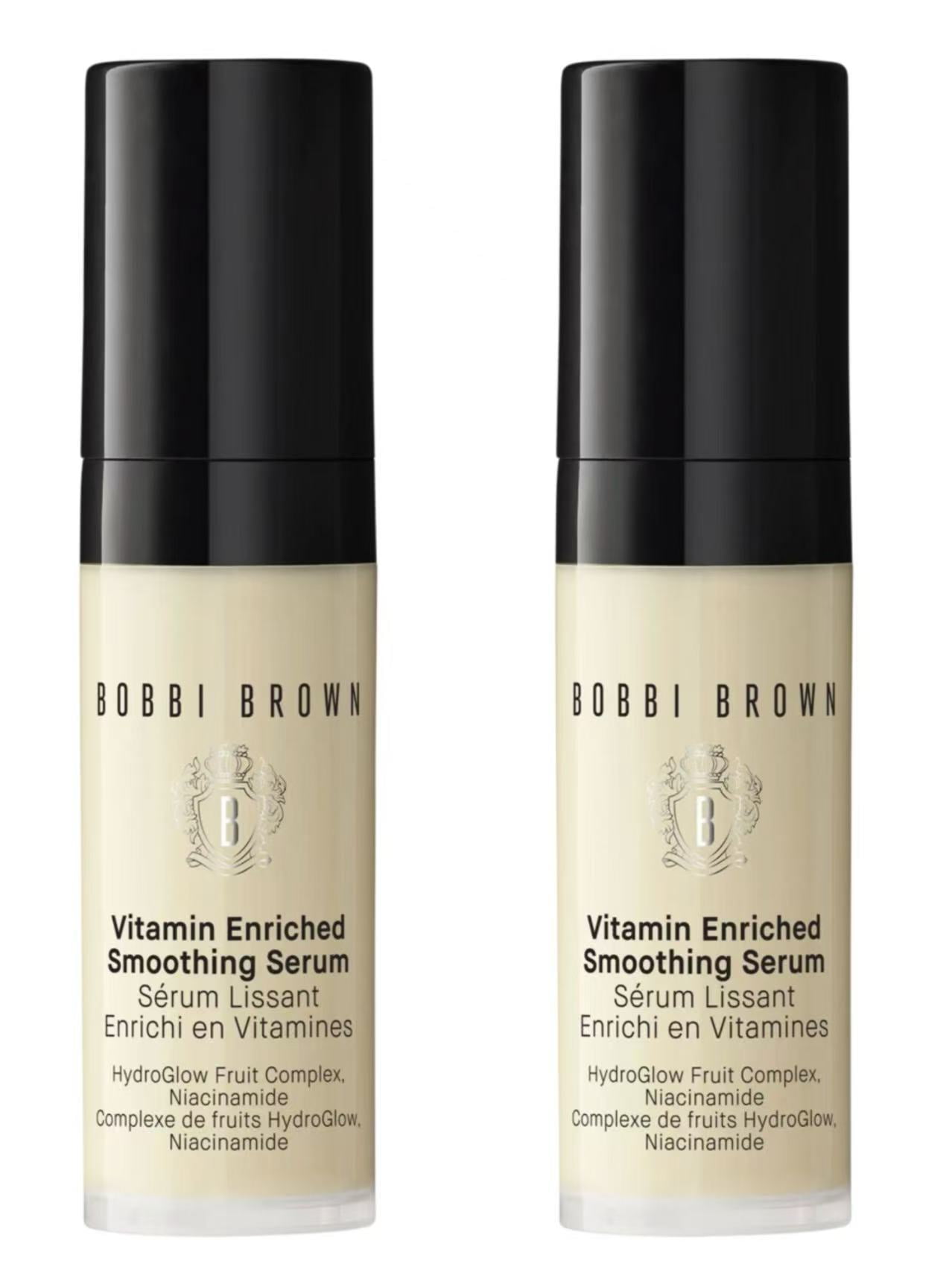 Bobbi Brown Vitamin Enriched Smoothing Serum Mini Travel 4ml 0.14oz Lot of 2