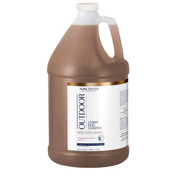 Bobbi Panter Signature OUTDOOR DOG (Charlie Dog) Shampoo - Clove Oil, Lavender Oil, Cedarwood Oil, Citronella - 1 Gallon