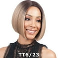 thumbnail image 1 of BobbiBoss 5" Deep Part Swiss Lace Front Wig - MLF126 LYNA (1B Off Black), 1 of 4